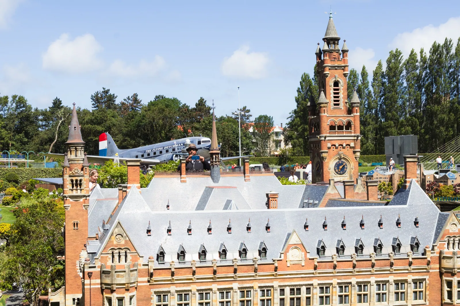 Visitors exploring Madurodam in The Hague