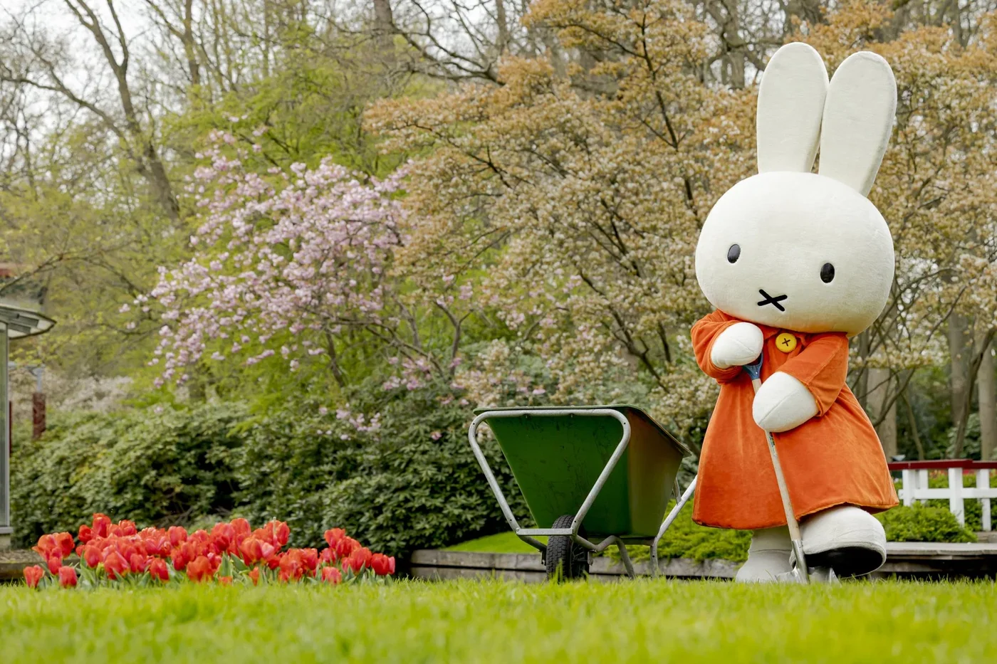 Miffy in the Keukenhof gardens