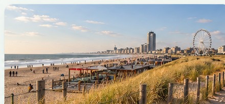Zandvoort beach near Beaumont Beach