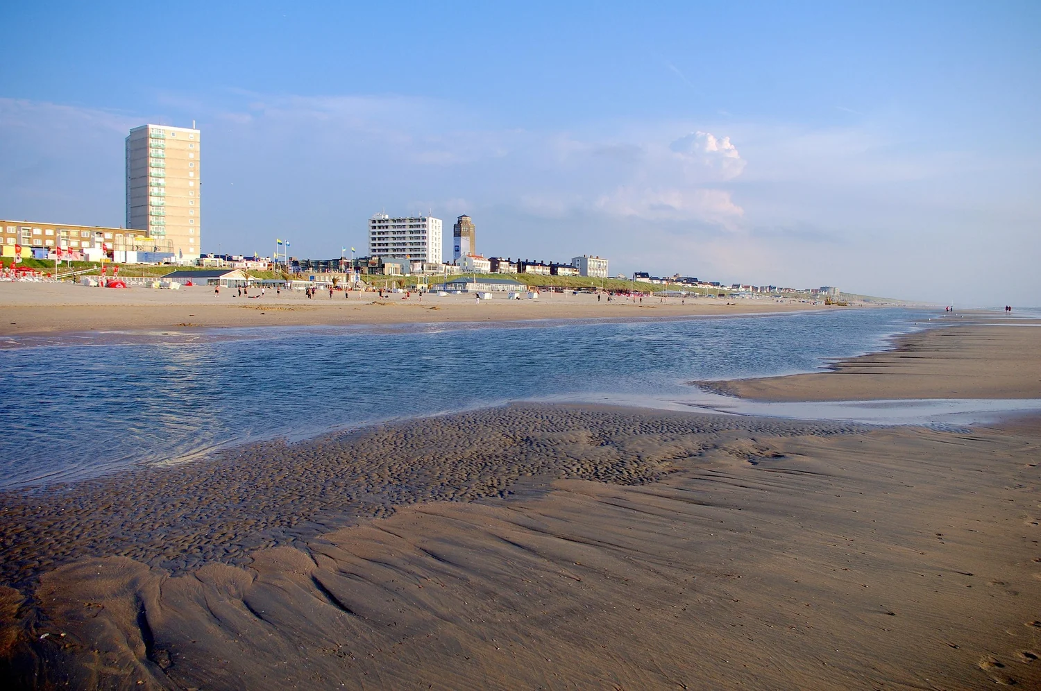 Zandvoort Beach near the Dutch tulip region
